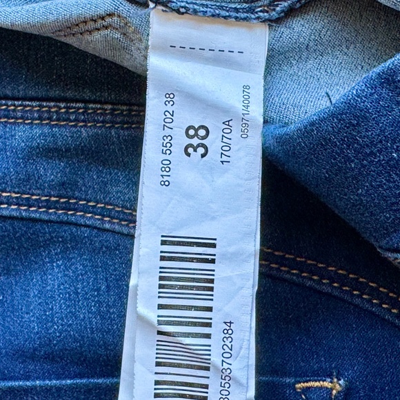 Stradivarius Dark Wash Stretch Jeggings Skinny Fit Size 6 - Picture 6 of 13